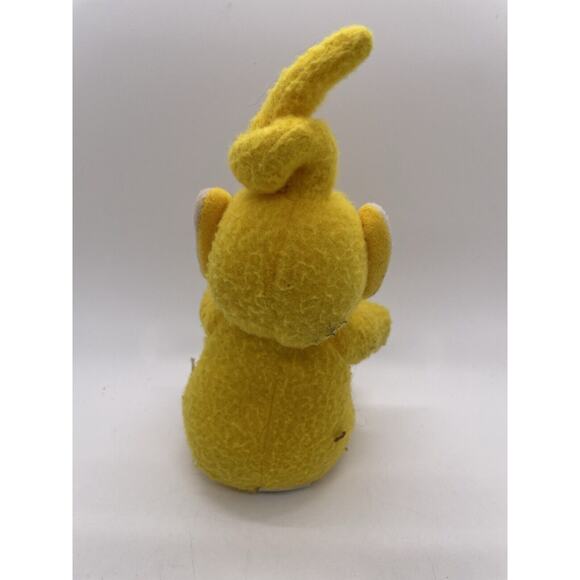 Vintage Playskool Teletubbies La Las Doll Beanie 1998 Rubber Face Yellow 6 Inch - Picture 4 of 6